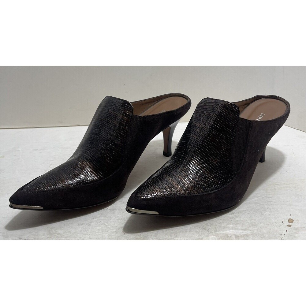Donald J. Pliner TRIST2-LL M070 Bronze Metallic Lizzard Heeled Mule Size 7M EUC - Picture 8 of 14